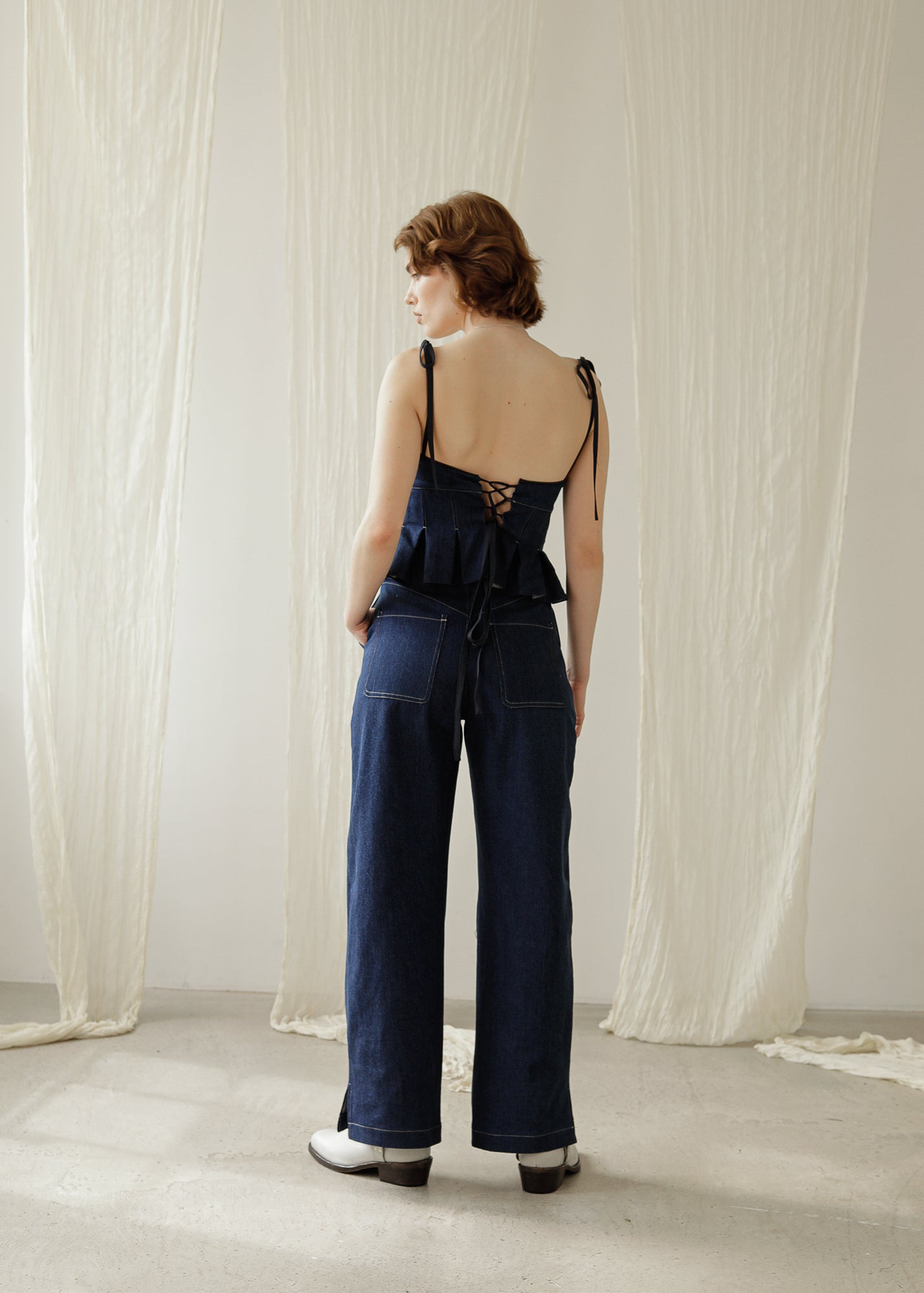 THE ÉSMÉ BUSTIER - Denim