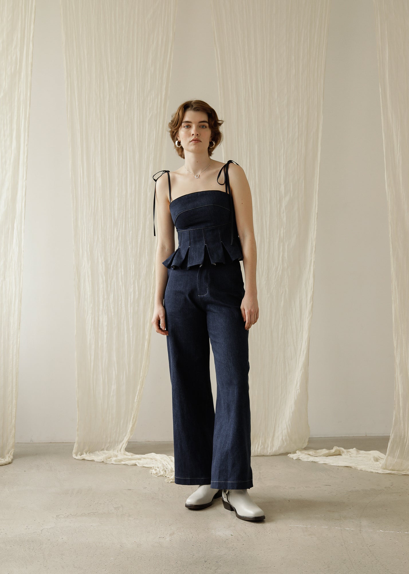 THE ÉSMÉ BUSTIER - Denim