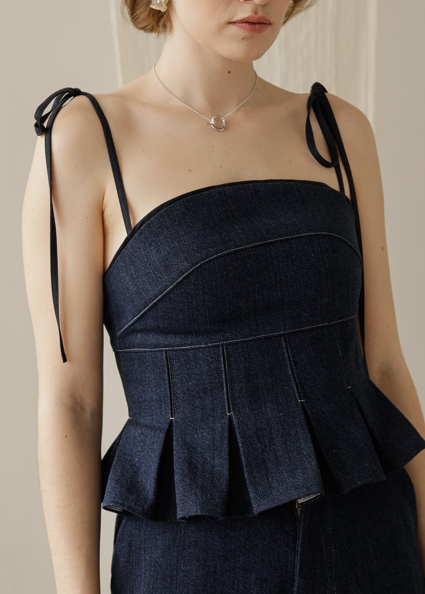 THE ÉSMÉ BUSTIER - Denim
