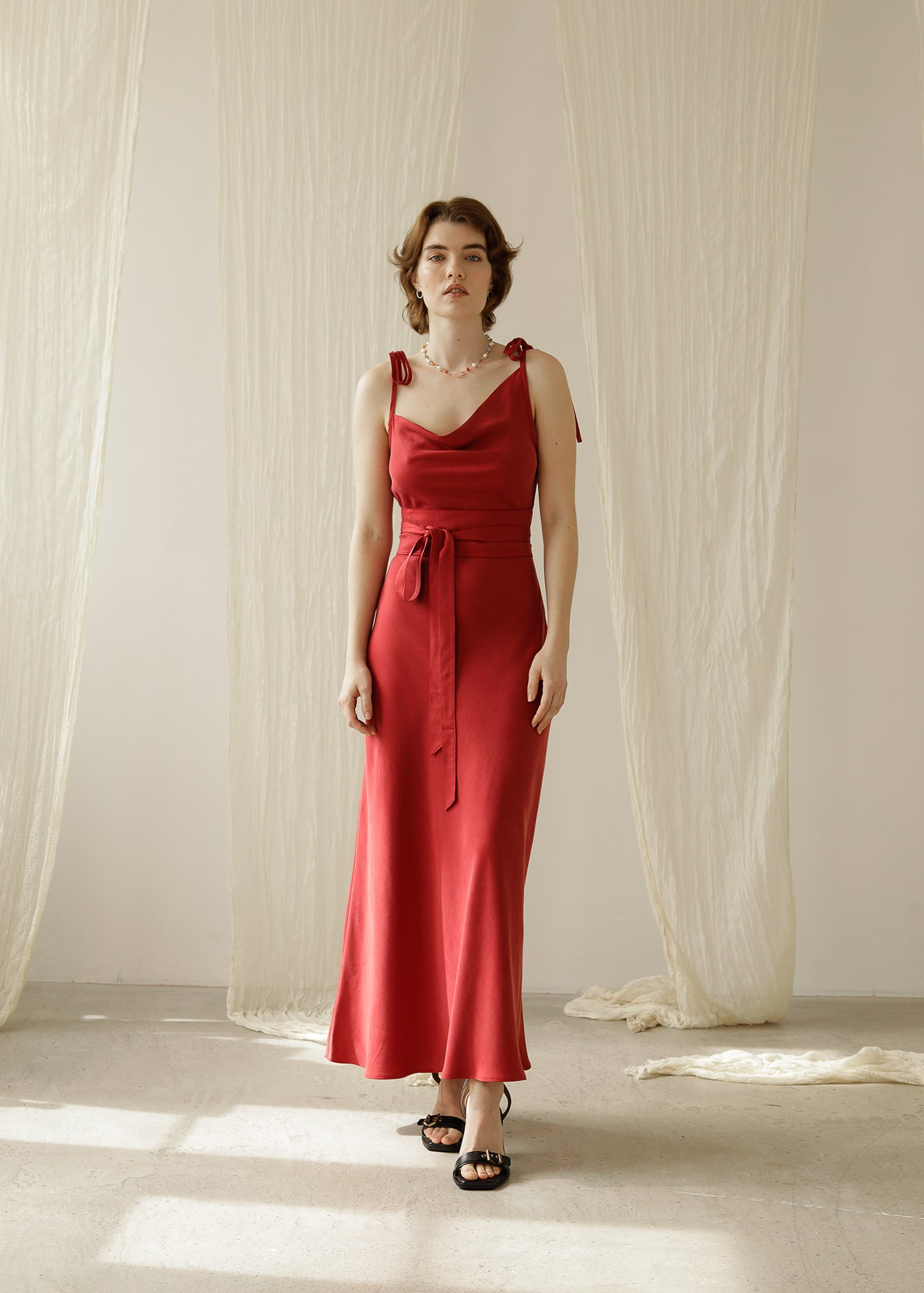 THE LUCIE DRESS - berry