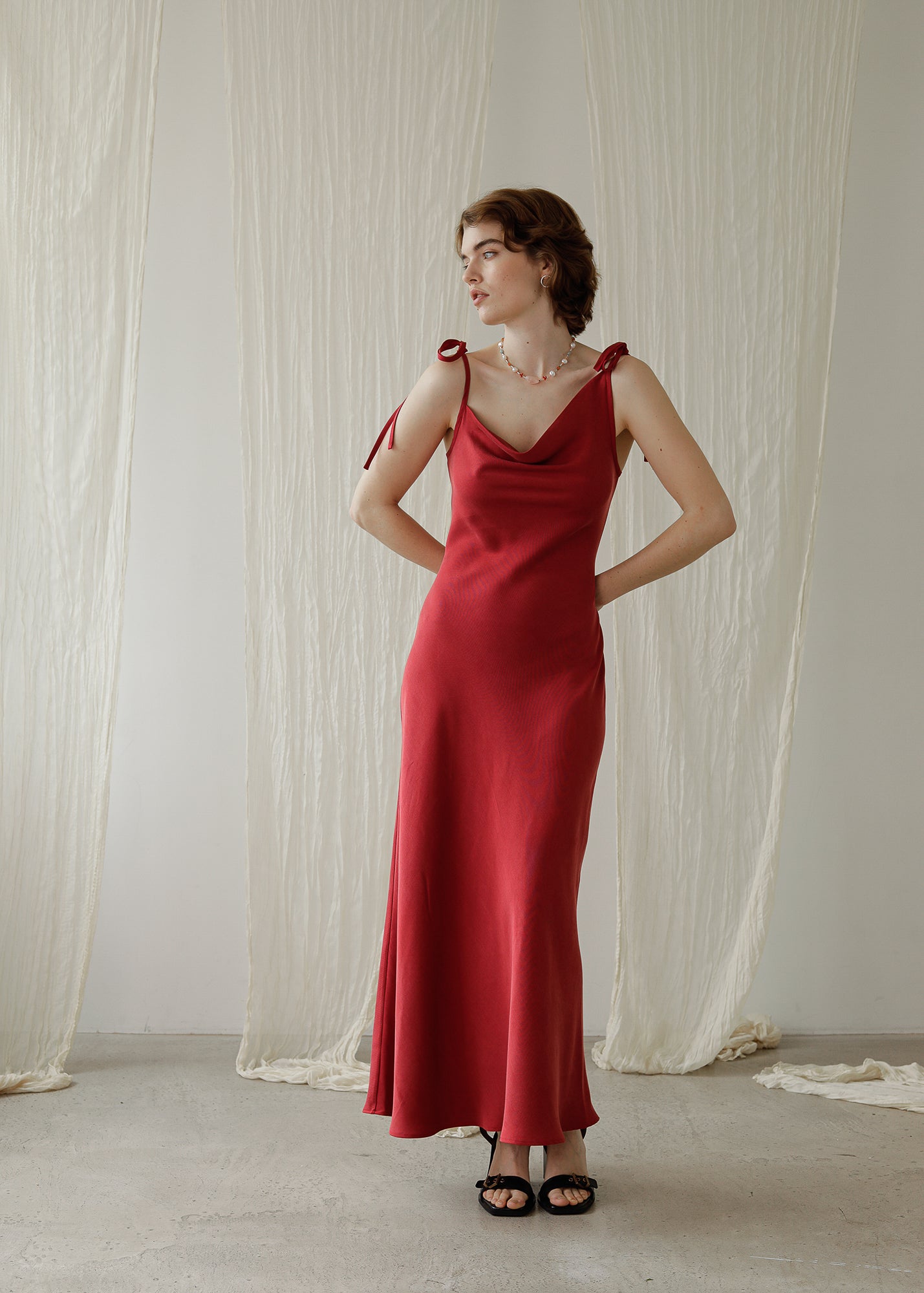 THE LUCIE DRESS - berry