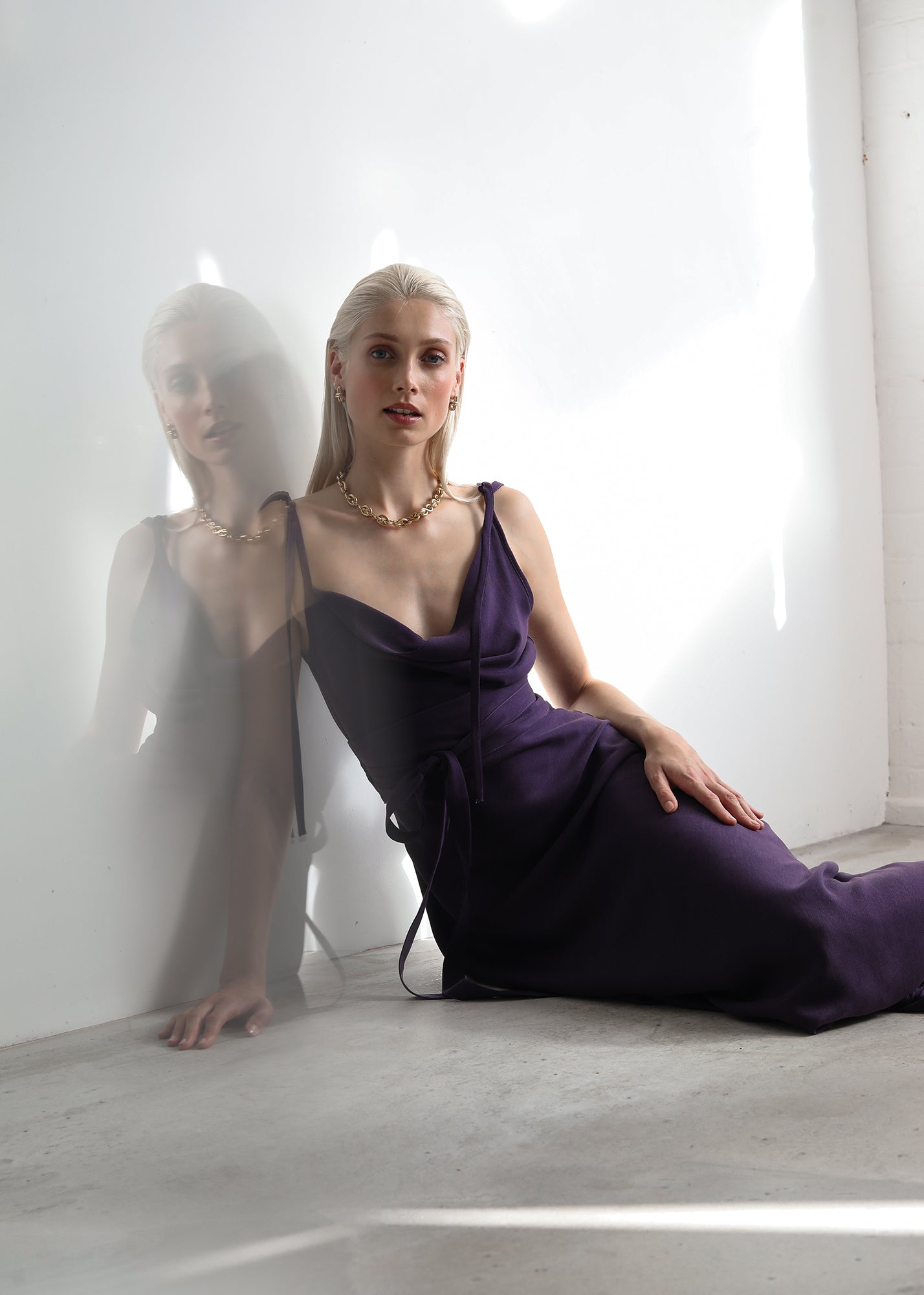 THE LUCIE DRESS - nightshade