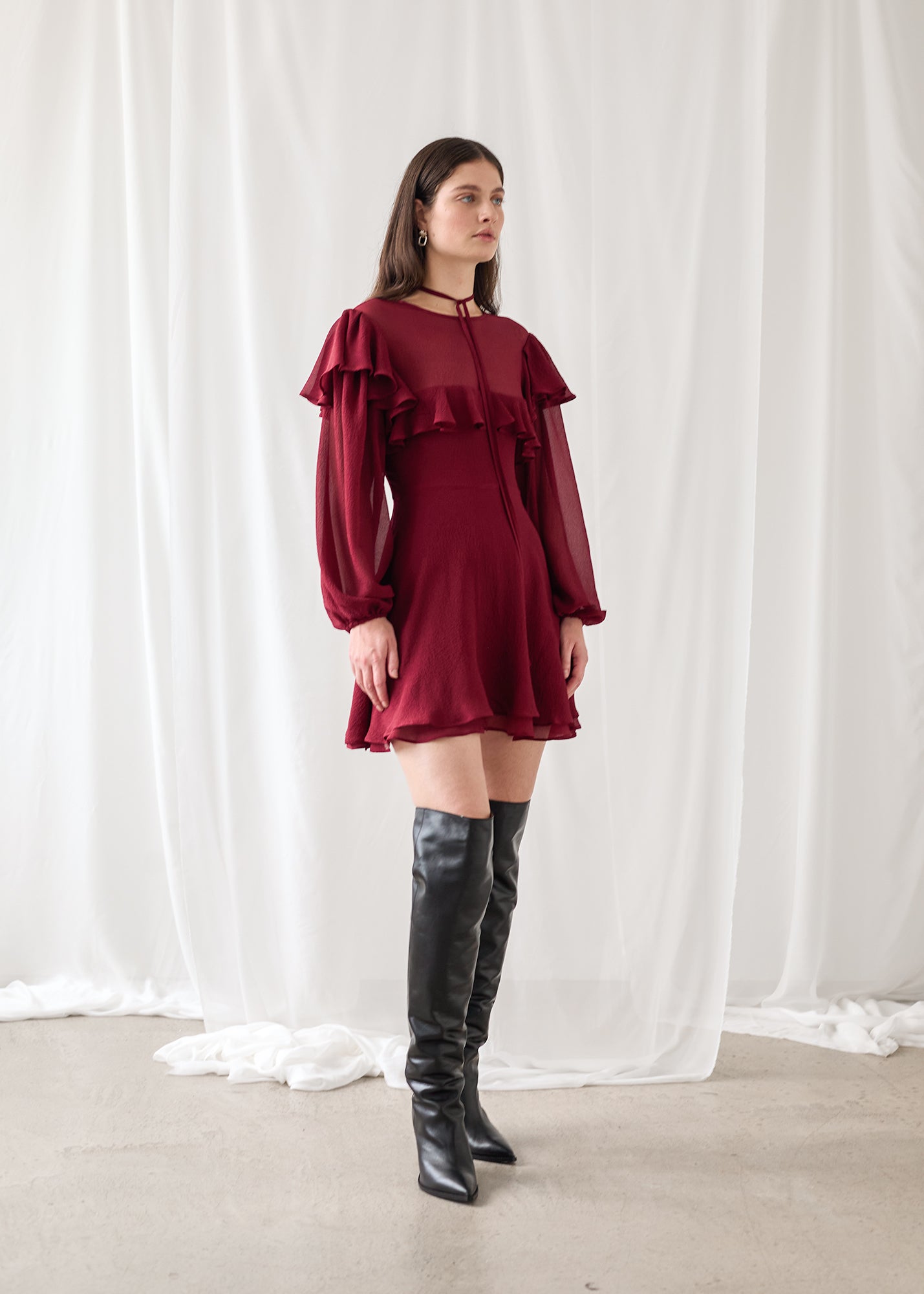 THE GENEVIÈVE SILK DRESS