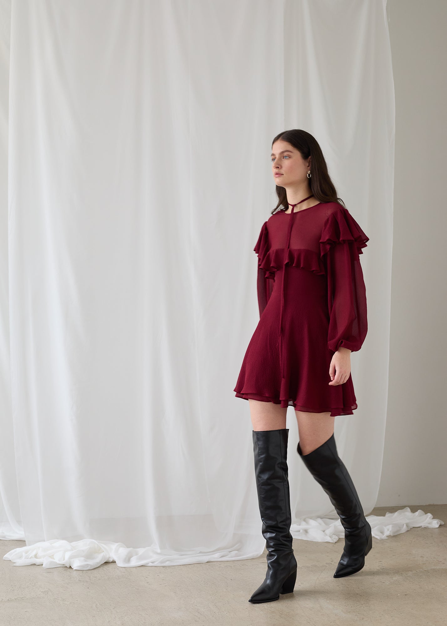 THE GENEVIÈVE SILK DRESS