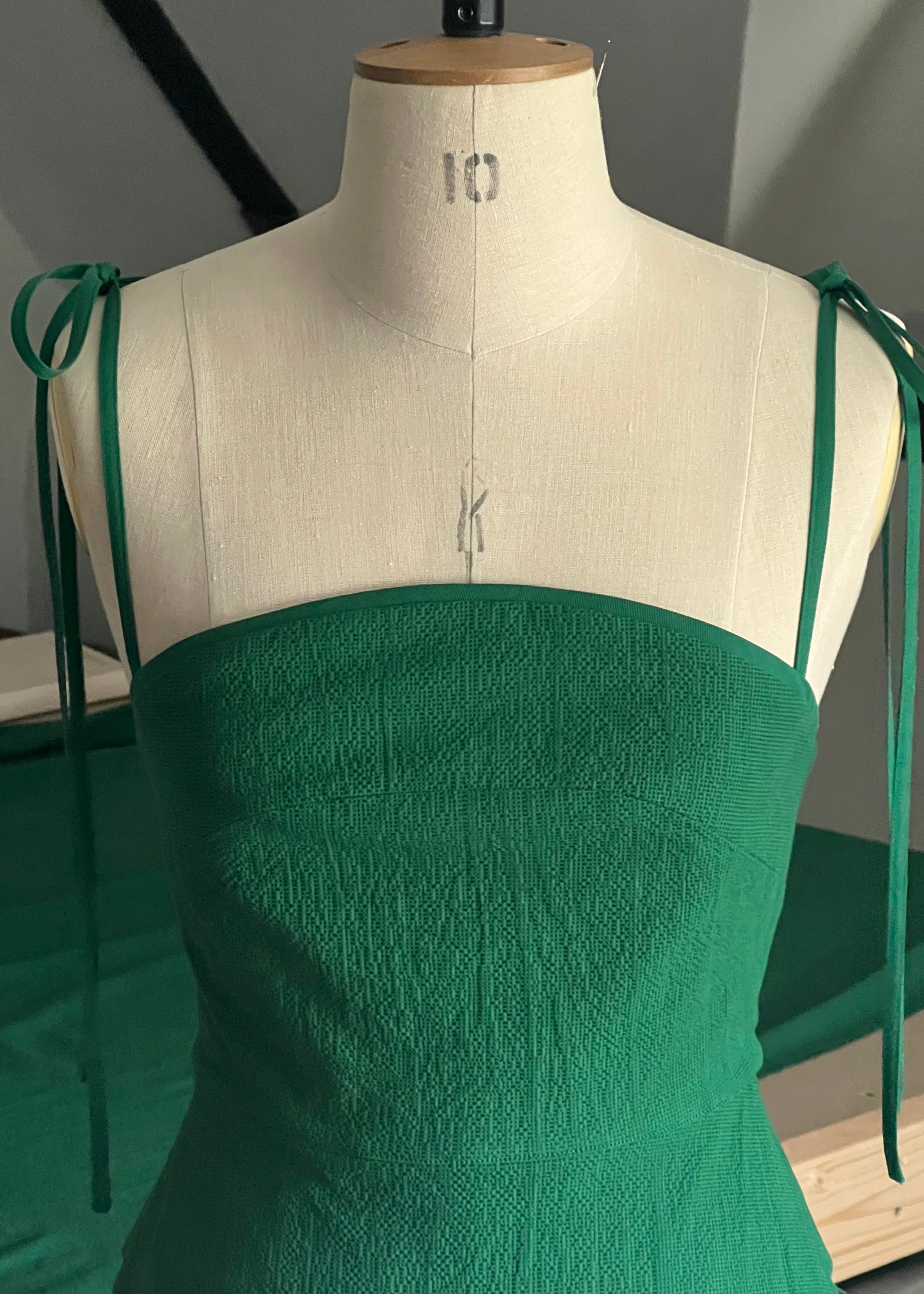 THE CHERIE DRESS - emerald