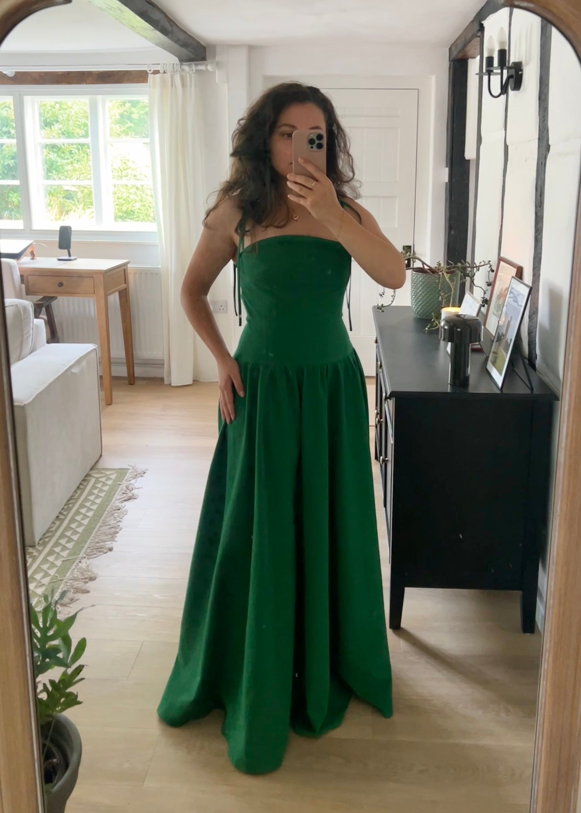 THE CHERIE DRESS - emerald