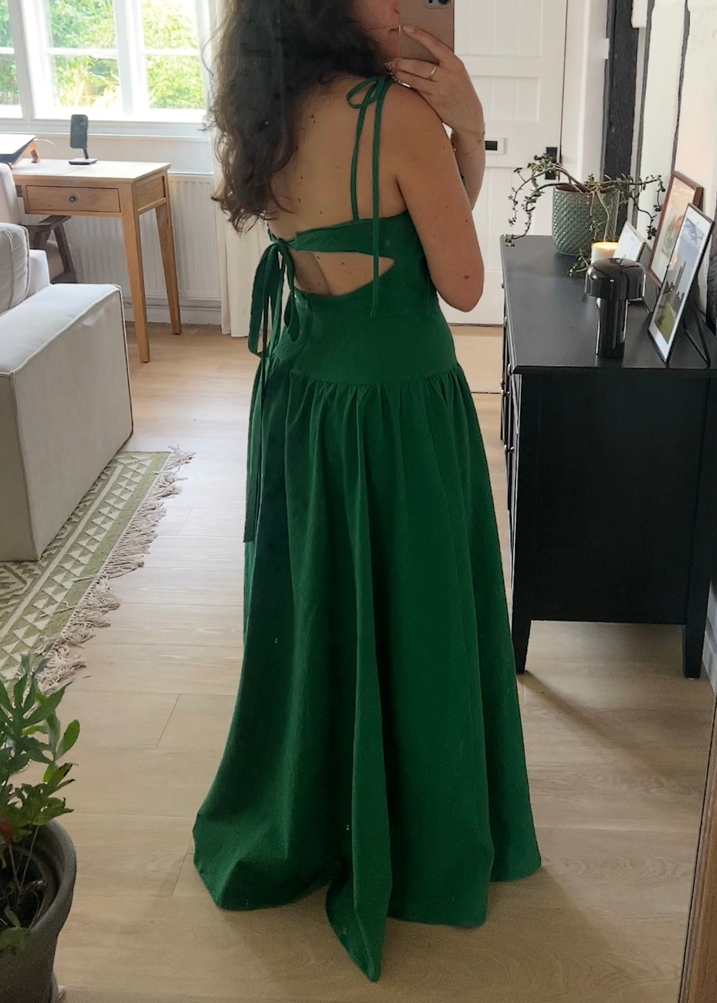 THE CHERIE DRESS - emerald