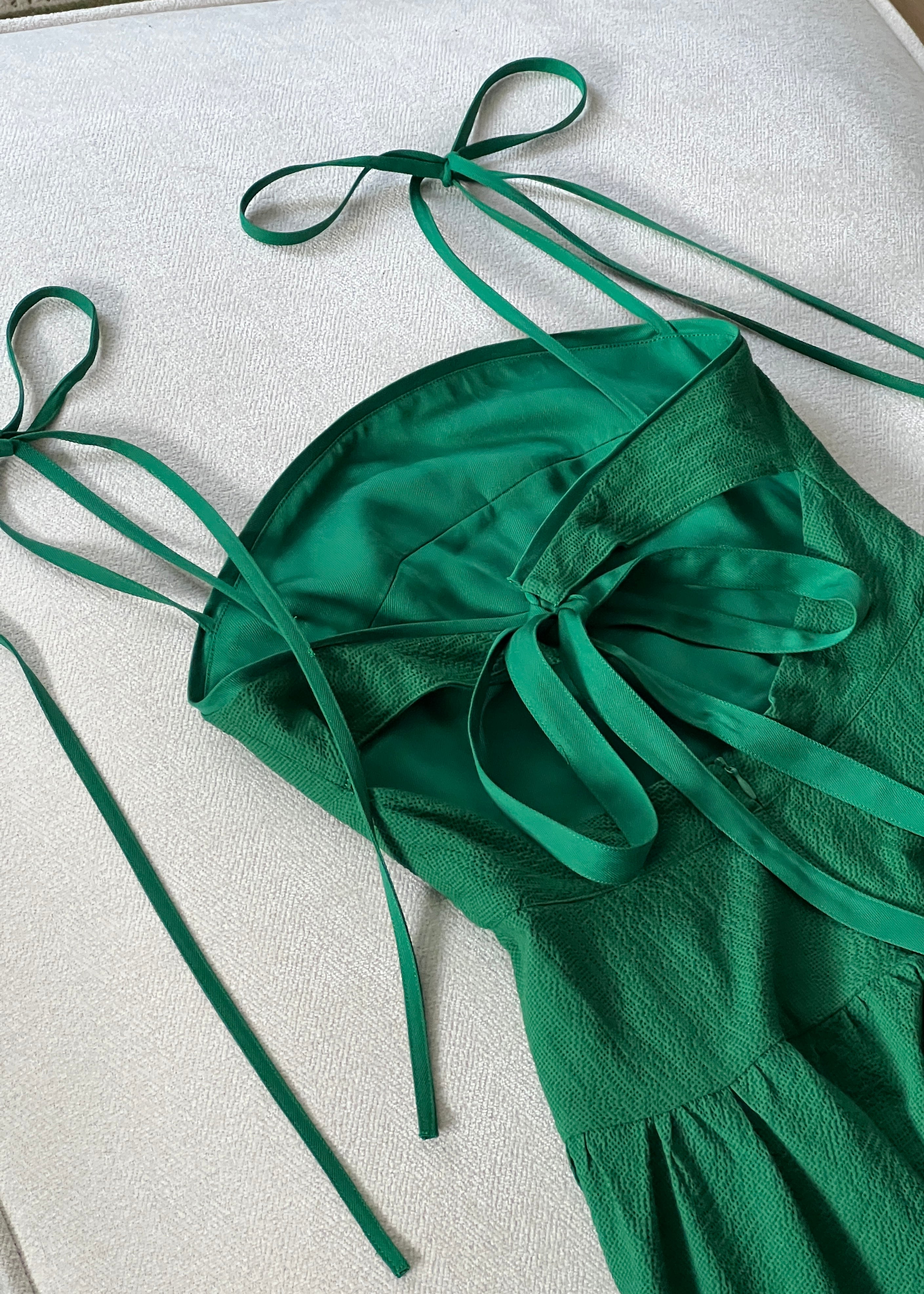 THE CHERIE DRESS - emerald