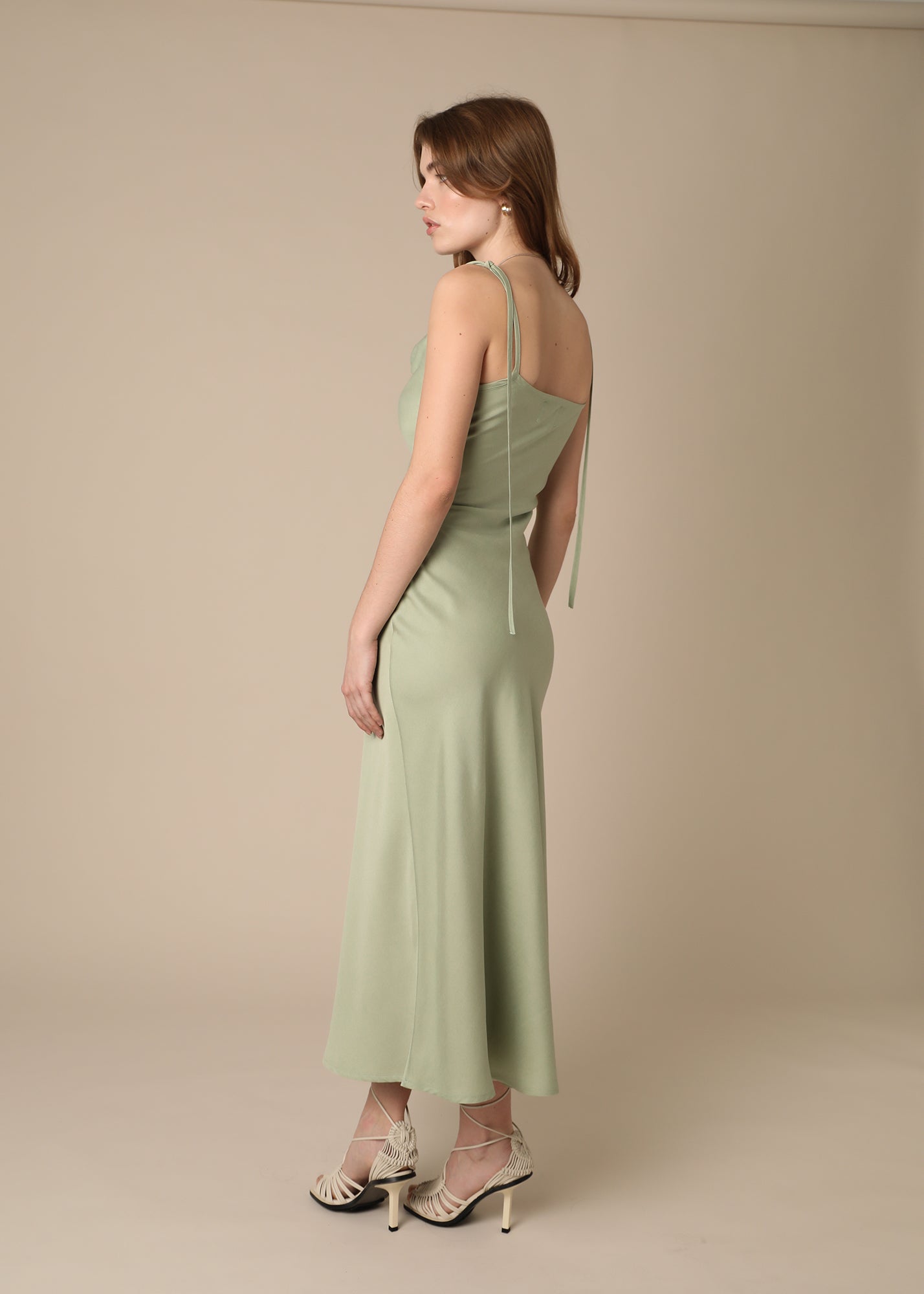 THE LUCIE DRESS - sage green | size M