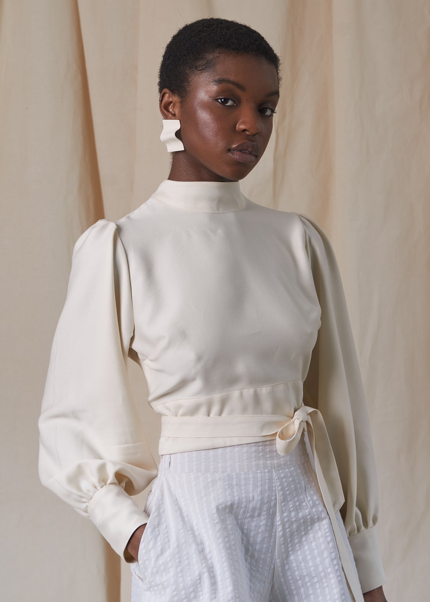 THE MAE BLOUSE - shell