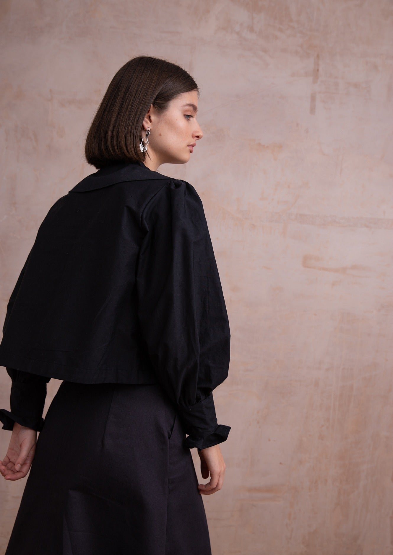 THE HÉLIE BLOUSE - black
