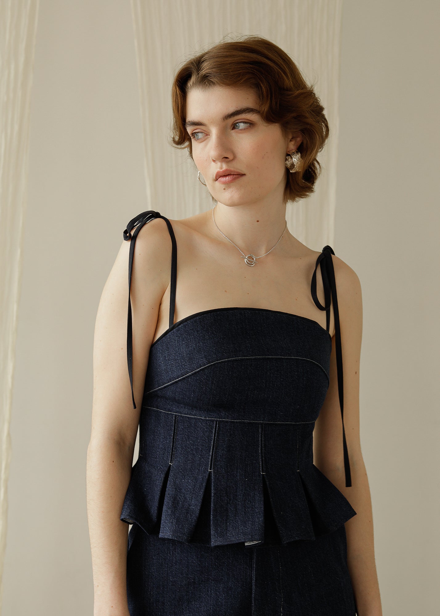 THE ÉSMÉ BUSTIER - Denim