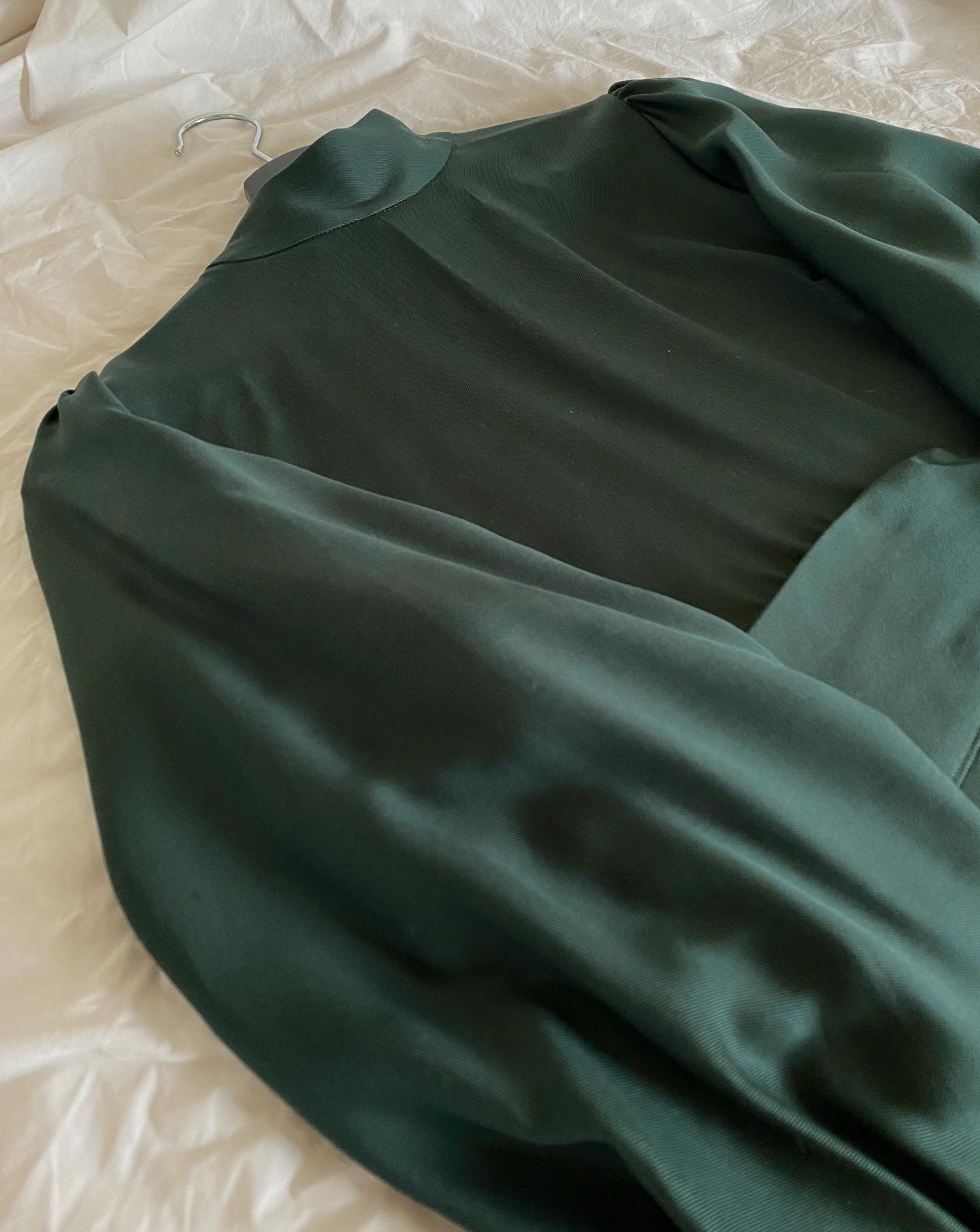 THE MAE DRESS DARK GREEN - size S/M
