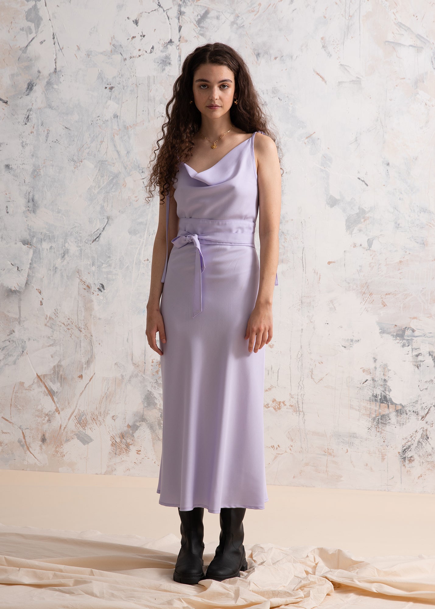 THE LUCIE DRESS - lilac