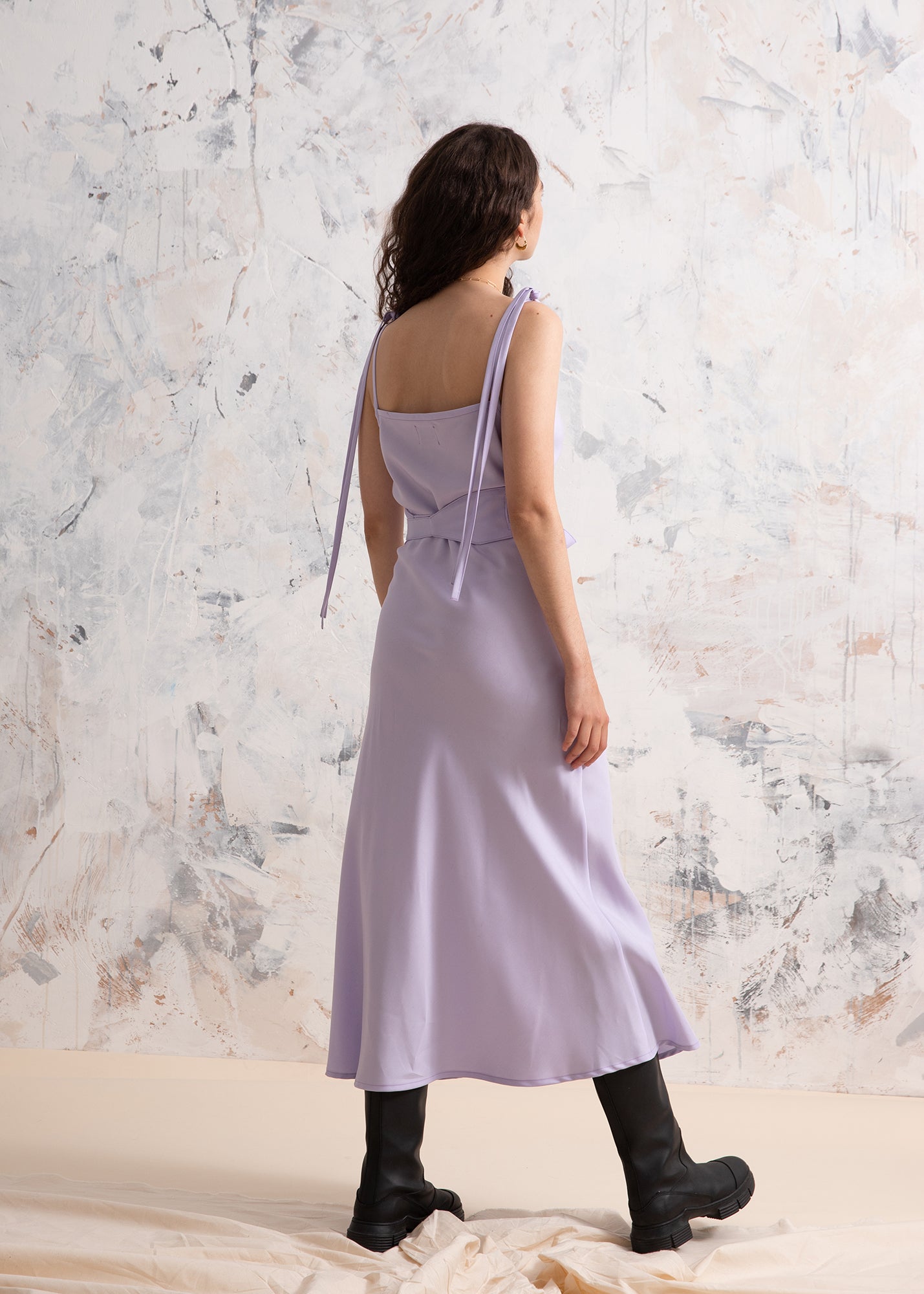 THE LUCIE DRESS - lilac