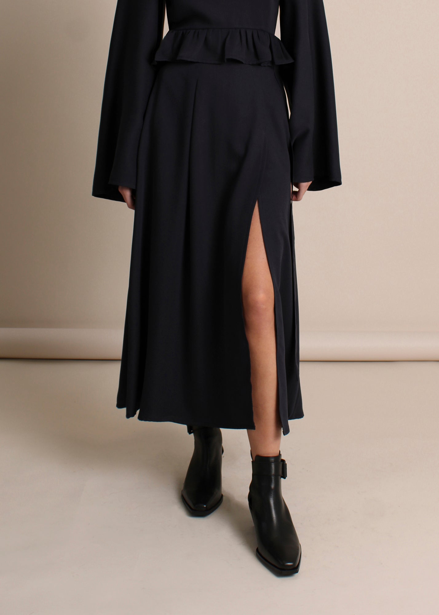 THE CÉLIA SKIRT - dark navy