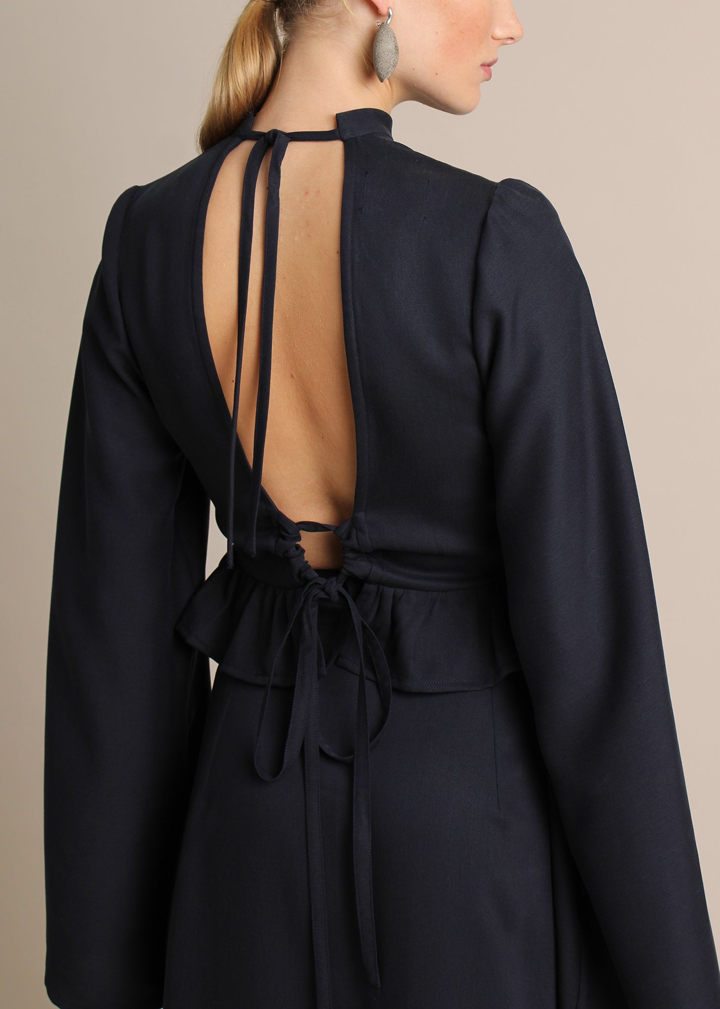 THE LÉA BLOUSE - dark navy